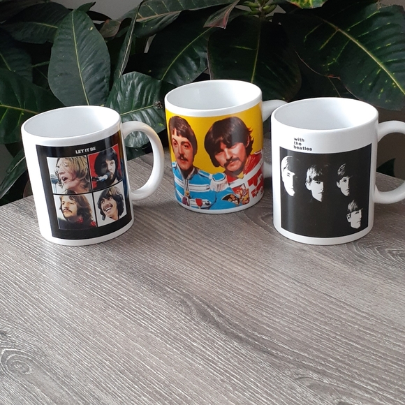 The Beatles Other - Set of 3 Beatles Collection Mugs